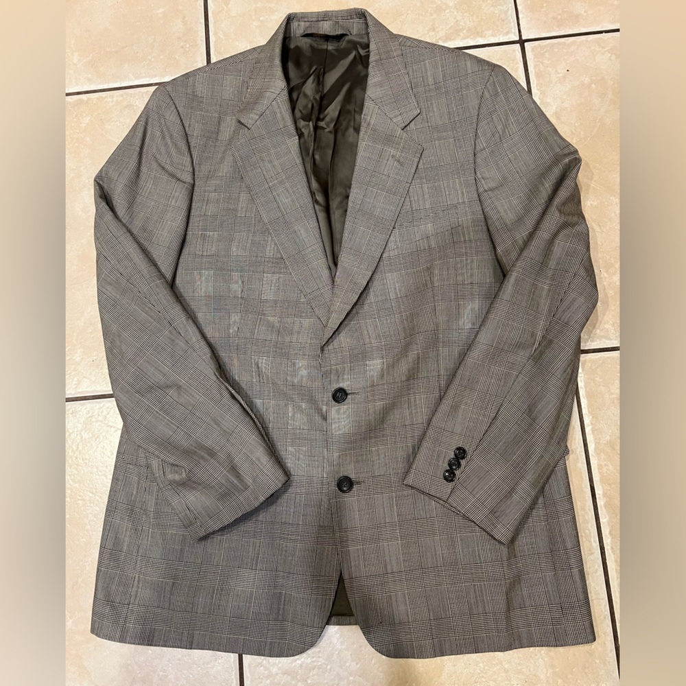 Brooks Brothers Classic Gray Check Blazer